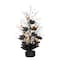 Glitzhome® 21" Lighted Halloween Candy Corn Berries Table Tree